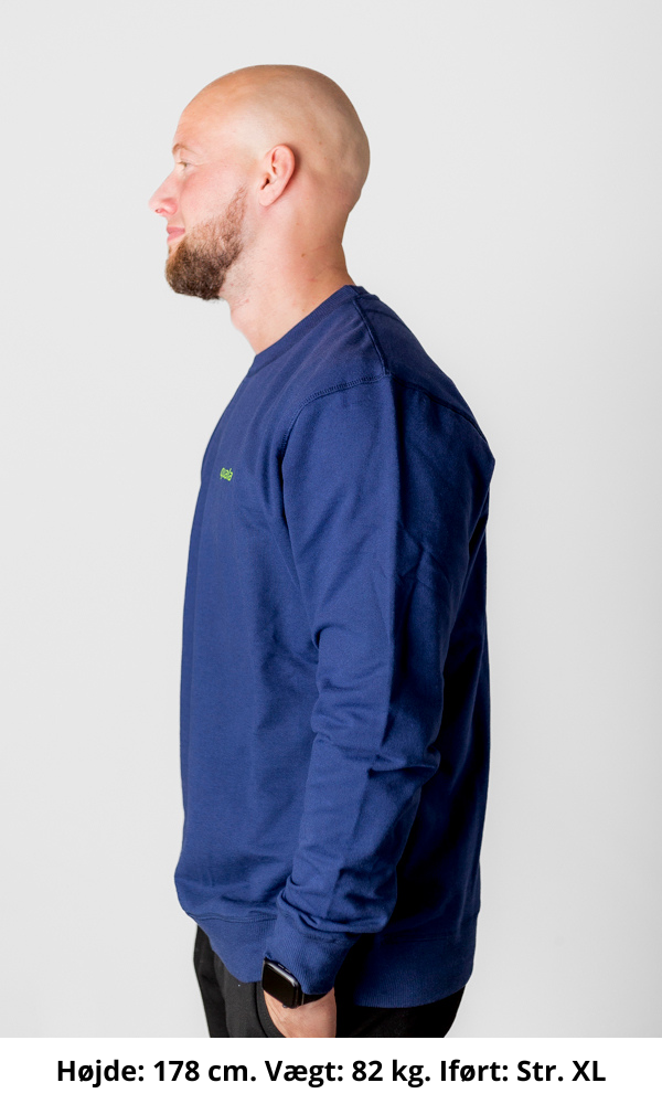 Recycled sweatshirt, printed logo