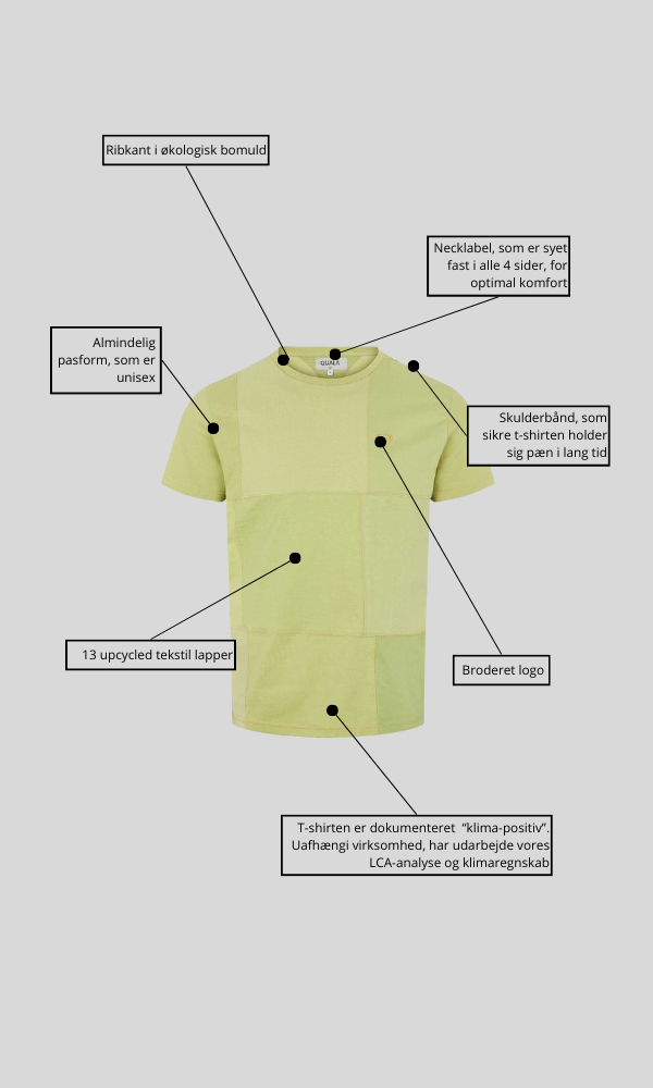 Perfect Avocado, upcycled T-shirt