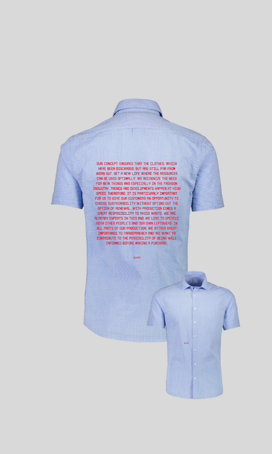 Oversize backprinted shirt - Short sleeve